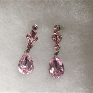 Swarovski pink earrings